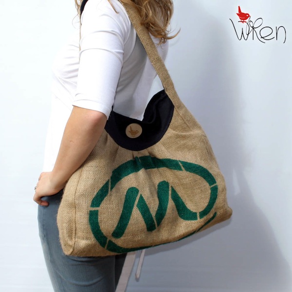 Mercanta Coffee Shoulder Bag (Navy)